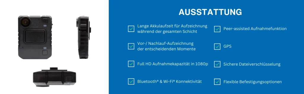 Die Bodycam VB400: Die neue Lösung im B.I.N.S.S. Portfolio