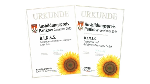 2015 und 2016 Ausbildungspreise Pankow