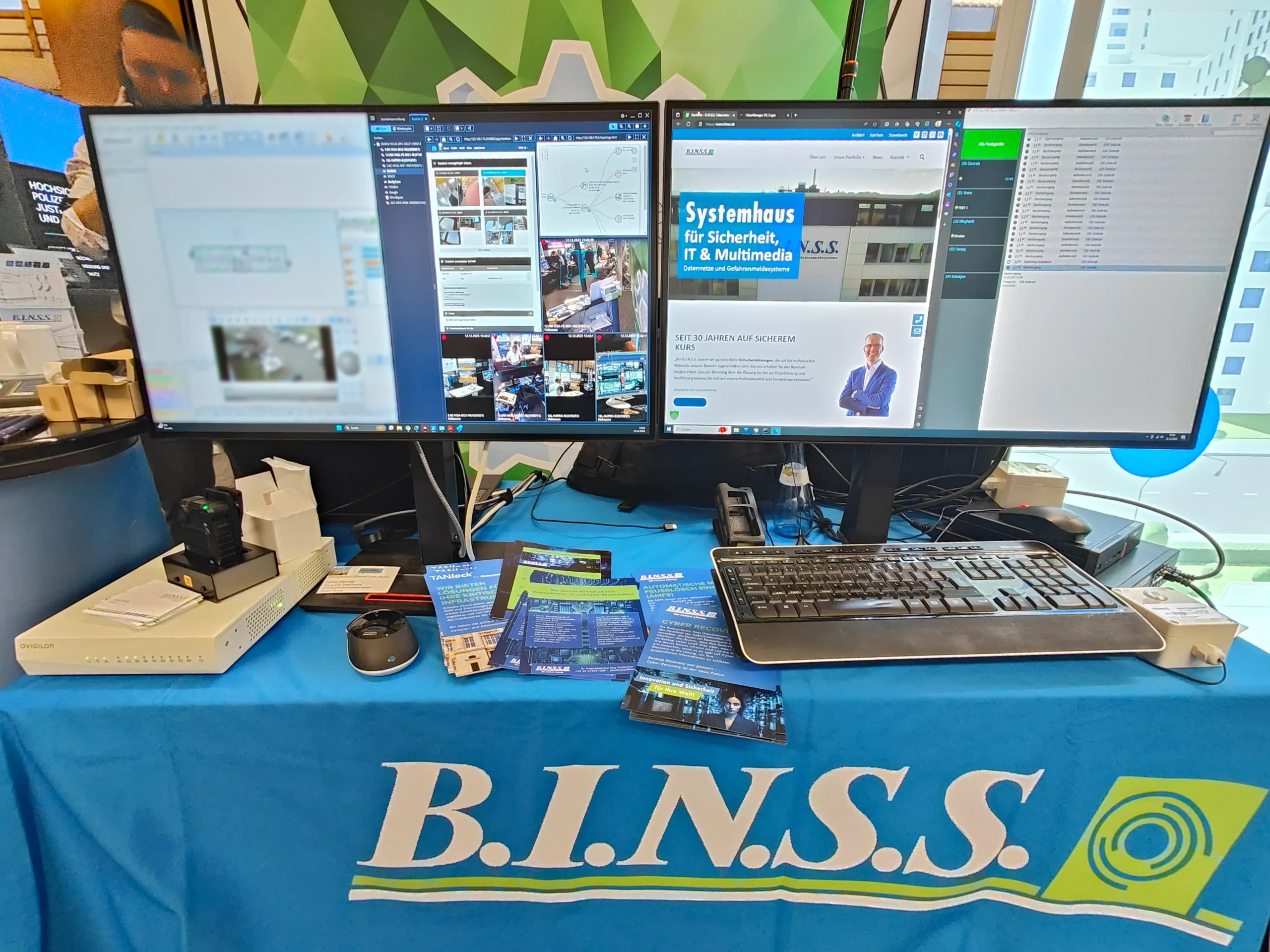 Der Messestand von BINSS auf der VfS