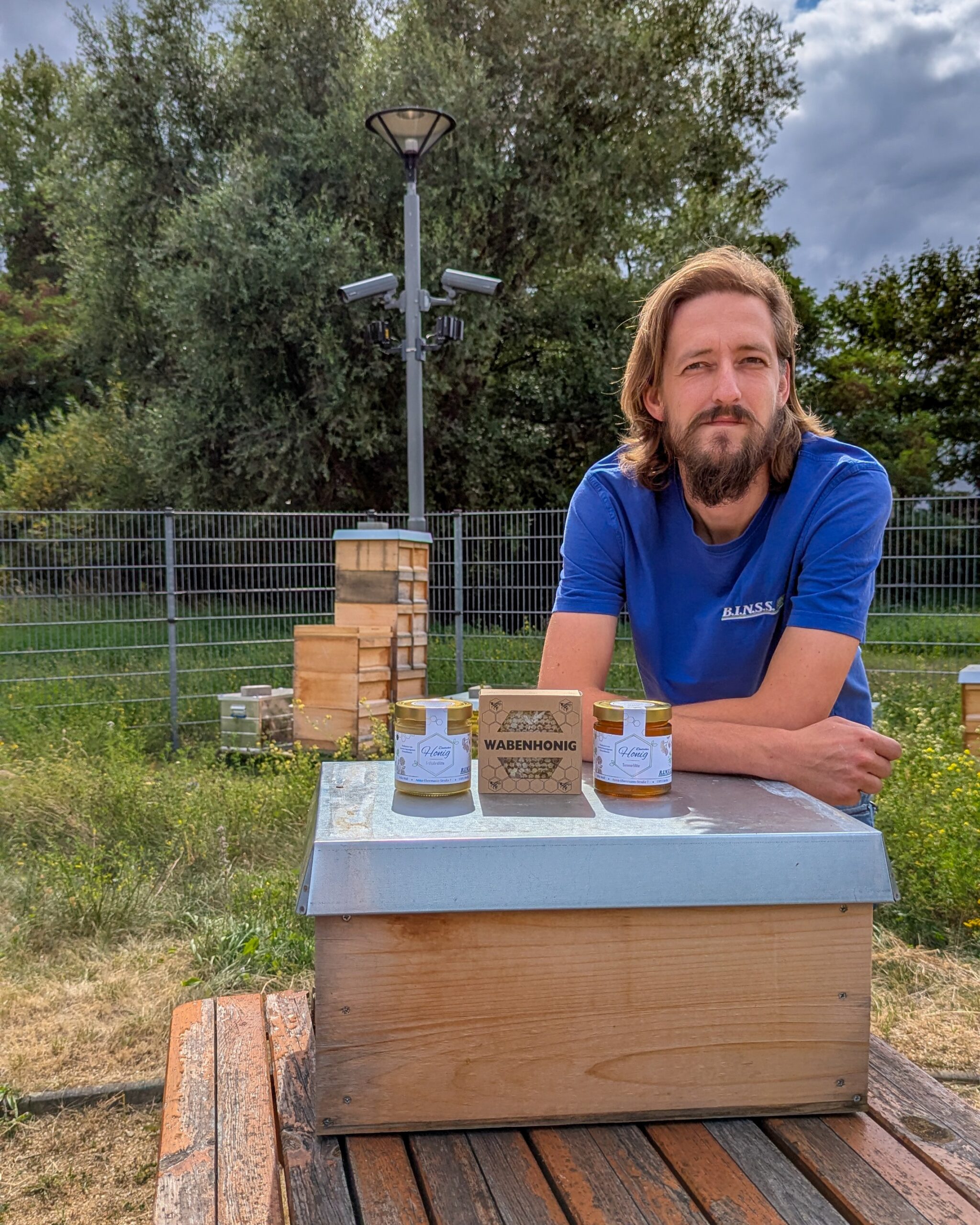 Honigernte mit Johannes